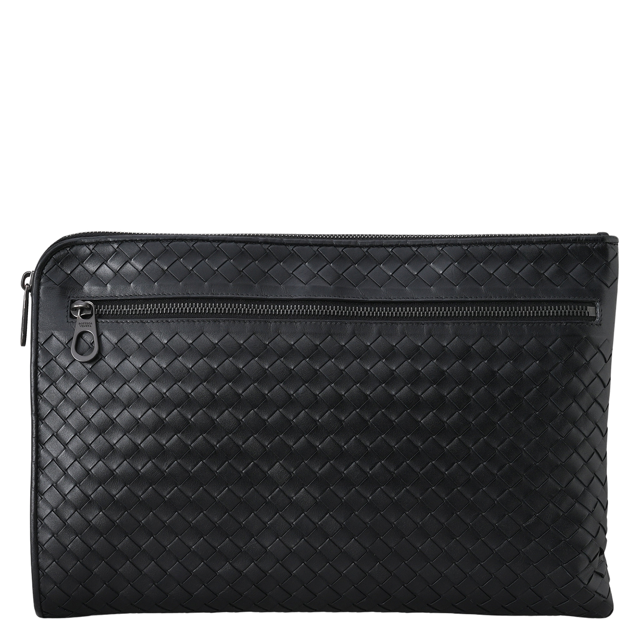 BOTTEGA VENETA(USED)보테가베네타 인트레치아토 클러치 블랙